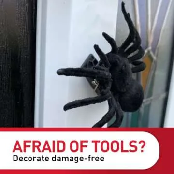 Command Outdoor Medium Black Wire Toggle Hooks, 2 Hooks and 3 Command Strips, Damage Free Hanging Wall Hooks for Hanging Outdoor Wall Decor with Weather Resistant Strips, Holds up to 2 lb