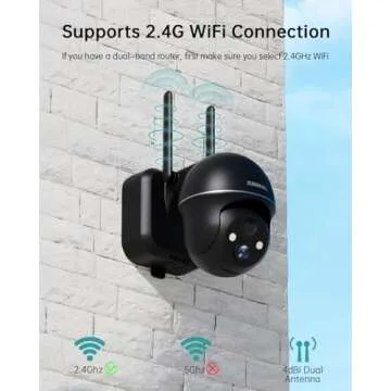 ZUMIMALL Security Cameras Wireless Outdoor with 360° PTZ, 2 Packs Wireless Cameras for Home Security, 2.4G WiFi Camera Battery Powered, 3MP Color Night Vision, PIR/AI/2-Way Talk/IP66/Cloud