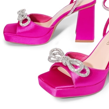 Stylish and Comfortable Double Bow Heels for Women