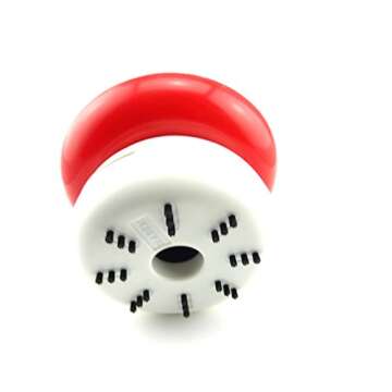 Gocomcom HONBAY Mini Cute Table Dust Vaccum Cleaner, Mushroom Shaped New Portable Corner Desk Vaccum Cleaner Mini Cute Vacuum Cleaner Dust Sweeper (RED)