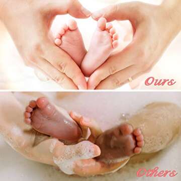 MengNi Baby Footprint Kit - Safe Inkless Keepsake