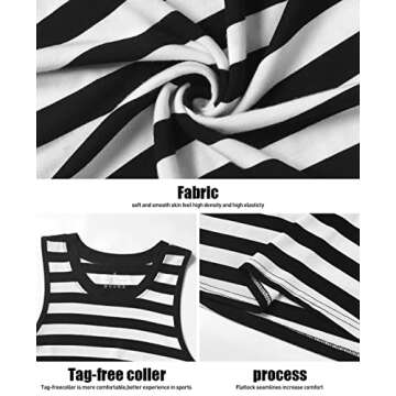 Star Vibe Flowy Crop Tank Tops for Women 4 Pack