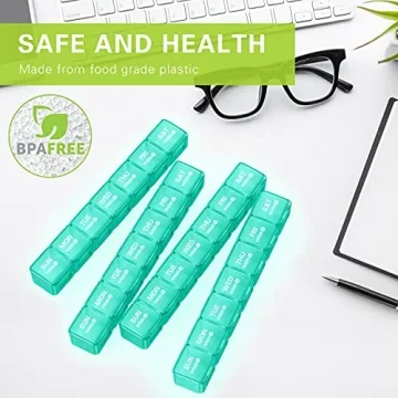 TookMag Monthly Pill Organizer 28-Day Travel Case