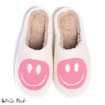 AIMINUO Happy Face Slippers for Cozy Winter Comfort