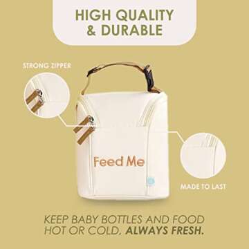 Easy Baby Diaper Organizer - 4 Pack for Change & Feed