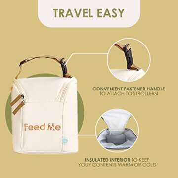 Easy Baby Diaper Organizer - 4 Pack for Change & Feed