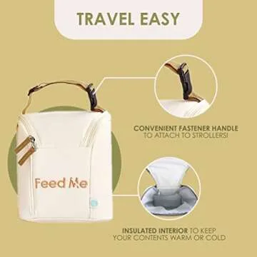 Easy Baby Diaper Organizer - 4 Pack for Change & Feed