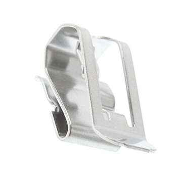 Heyco S6405 SunRunner Stainless Steel Cable Clips (Package of 100)