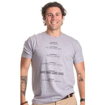 Funny Workout Sweat Progress T-Shirt for Gym Goers