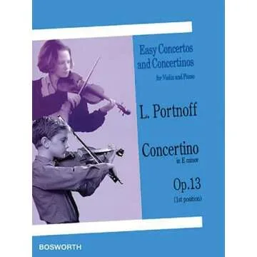Concertino in E Minor, Op. 13: Easy Concertos and Concertinos Series for Violin and Piano