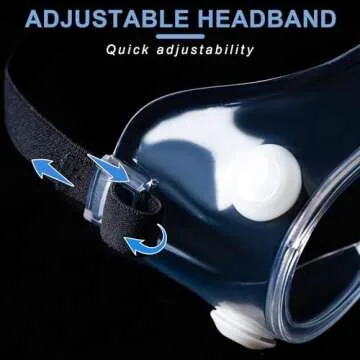 Honmein Safety Goggles for Labs and DIY Projects - 2 Pack