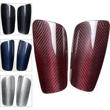 Premium Carbon Fiber Soccer Shin Guards - Light & Strong