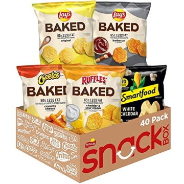 Frito Lay Baked & Popped Mix, 40 Count Variety Pack