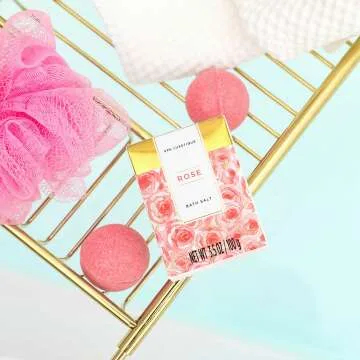 Luxetique 8 Piece Spa Basket Set for Women