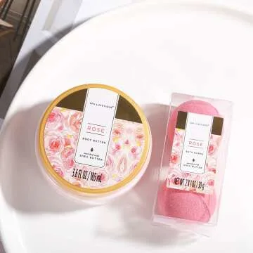 Luxetique 8 Piece Spa Basket Set for Women