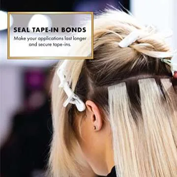 everlong Tape-in Pliers Hair, Stainless Steel Pressing Clamp for Longer Lasting and Secure Tape-in Hair Extensions, Silicone-Lined Pliers Tool for Salon Professional Installation