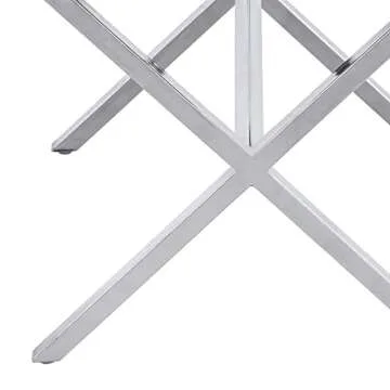 DUHOME Vanity Stool - Modern PU Leather Makeup Bench