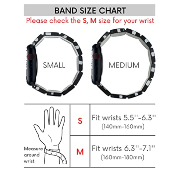 Heesch Tortoise Stretchy Watch Band for Apple Watch 38-49mm