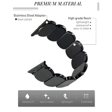 Heesch Tortoise Stretchy Watch Band for Apple Watch 38-49mm