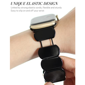 Heesch Tortoise Stretchy Watch Band for Apple Watch 38-49mm