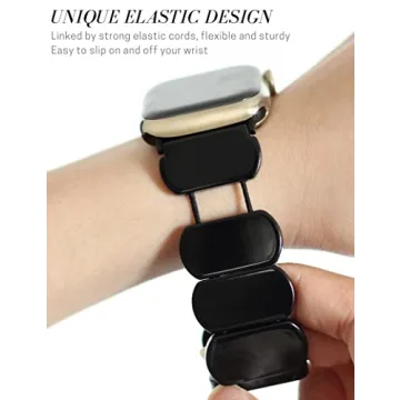 Heesch Tortoise Stretchy Watch Band for Apple Watch 38-49mm