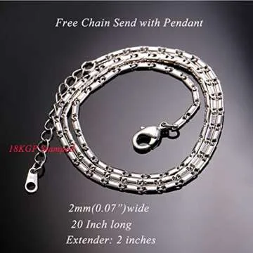 U7 Alphabet Letter Pendant Platinum Plated Chain Iced Out Full CZ A-Z Name Jewelry Trendy Initial R Necklace for Women Men