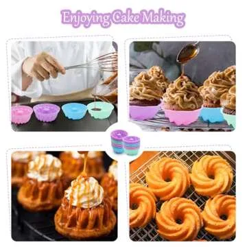 Tongjude 45 Piece Silicone Baking Set for All Occasions