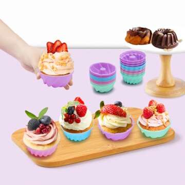 Tongjude 45 Piece Silicone Baking Set for All Occasions