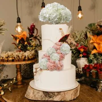 Vivid Alishomtll Hydrangea Artificial Flowers for Decor