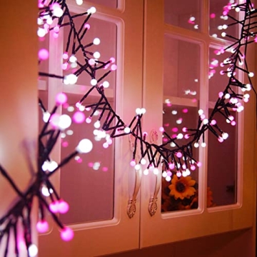 Quntis LED Cluster String Lights - 400 LED for All Occasions