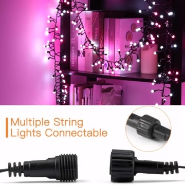 Quntis LED Cluster String Lights - 400 LED for All Occasions