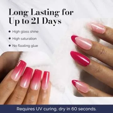 MelodySusie Fleurwee Hema Free Gel Nail Polish - Raspberry Red