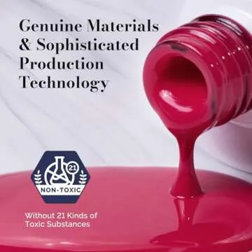 MelodySusie Fleurwee Hema Free Gel Nail Polish - Raspberry Red