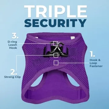 Voyager Step-in Air All Weather Mesh Harness & Leash Combo - Purple