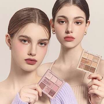 dasique Shadow Palette #15 Beige Knit 9.2g I 9 Blendable Shades in Smooth Matte and Shimmer Finishes with Gorgeous Pearls | Eye Makeup Palette | Cruelty Free | K-beauty