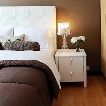 Stylish BOLWHAO Brass Tear Drop Knobs for Cabinets