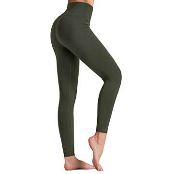 Dragon Fit Compression Yoga Pants with Inner Pockets in High Waist Athletic Pants Tummy Control Stre...