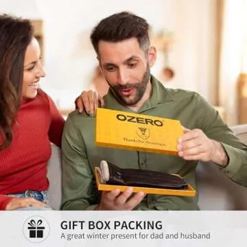 OZERO Leather Touchscreen Gloves - Warm Winter Style