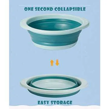 Versatile ORIZZP Collapsible Wash Basin Set for All