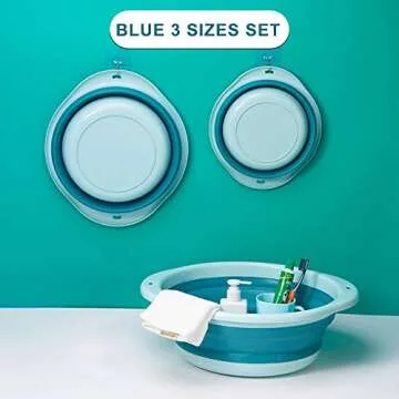 Versatile ORIZZP Collapsible Wash Basin Set for All