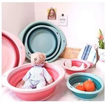 Versatile ORIZZP Collapsible Wash Basin Set for All