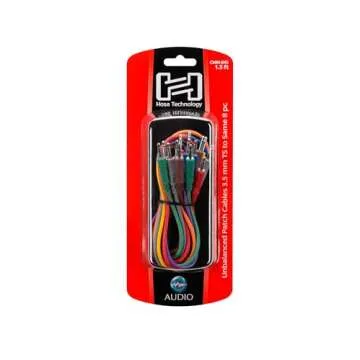 Hosa CMM-845 Patch Cables - 8-Pack Assorted Colors