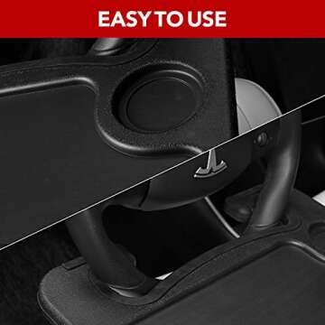 BASENOR Tesla Steering Wheel Desk for Eating and Work