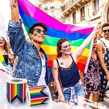 300 Premium Gay Pride Stickers for Vibrant Celebrations