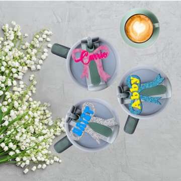 Custom 3D Name Plates for Stanley Tumblers - Personalized Tags