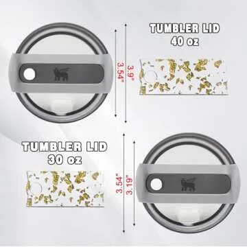 Custom 3D Name Plates for Stanley Tumblers - Personalized Tags