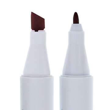 80 Color Super Markers Primary & Secondary Tones Dual Tip Set - Double-Ended Permanent Art Markers with Fine Bullet & Chisel Point Tips - Ergonomic Tri-Oval Barrels - Draw, Sketch, Illustrate, Manga