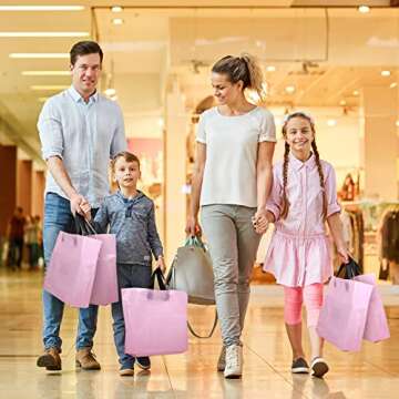 Elegant Geyee Pink Plastic Shopping Bags for Retail Merchants