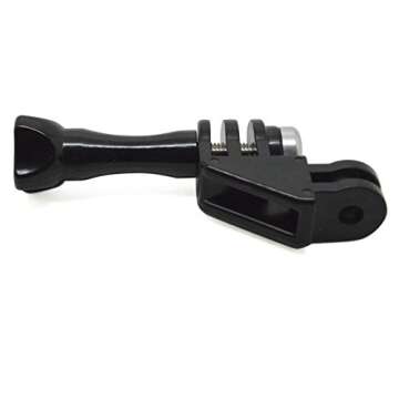 Williamcr 90 Degree Direction Adapter Elbow Mount with Thumb Screw for GoPro 12/11/10/9/8/7/6/5 Black,Session 5/4 Action Cameras