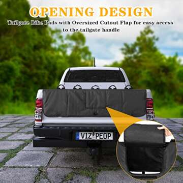 Durable Tailgate Pad for Up to 5 Bikes - TNINE